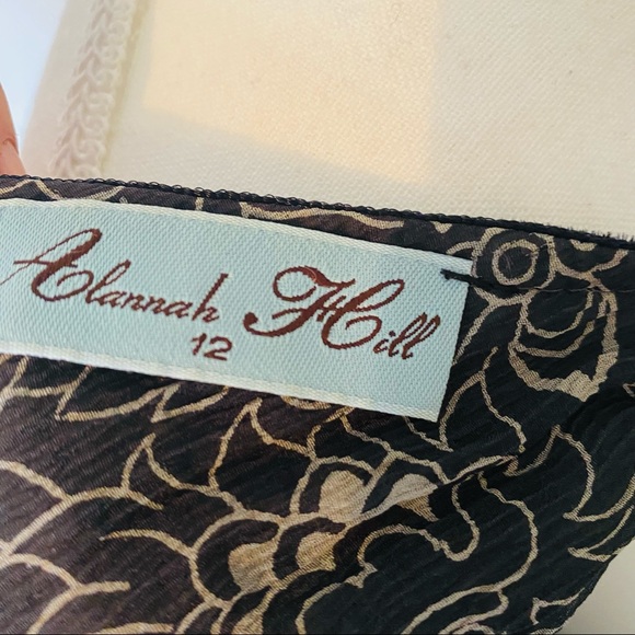 Alannah Hill Size 12 Sheer Midi Dress 100% SILK - Picture 13 of 13